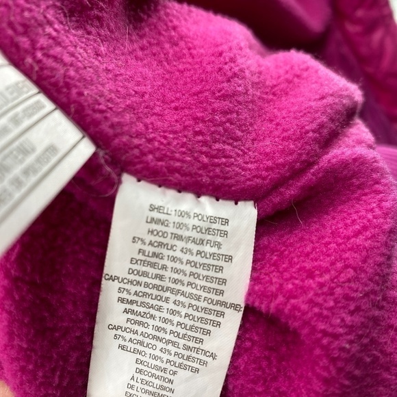 The Children's Place Jacket Youth Girls Large 10/12 Winter Puffer Fleece Lined - Picture 14 of 14